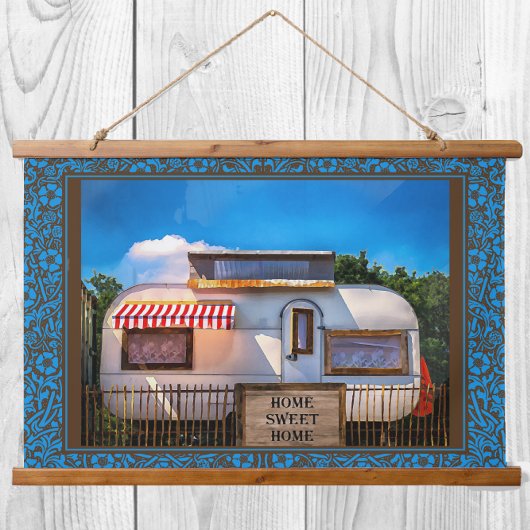 Thuis  Camper Trailer Wanddecor Thuis Sweet Hangend Wandkleed