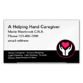 Thuis Caretaker C.N.A. Magnetisch Visitekaartje (Voorkant)