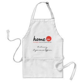 Thuis CEO Apron (White) Culinaire Ervaar Standaard Schort