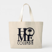 THUIS Columbia South Carolina  Grote Tote Bag (Achterkant)