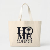 THUIS Columbia South Carolina  Grote Tote Bag (Voorkant)