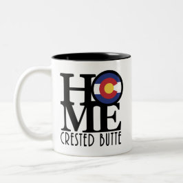THUIS Crested Butte 11oz Tweekleurige Koffiemok