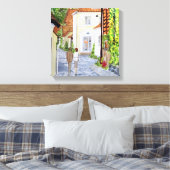Thuis Deense stad Acrylverf Canvas Afdruk (Insitu (Slaapkamer))