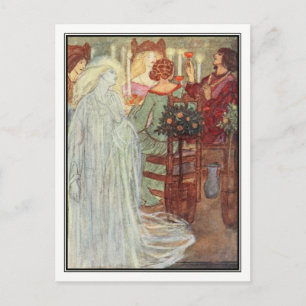 Thuis door Florence Harrison Briefkaart