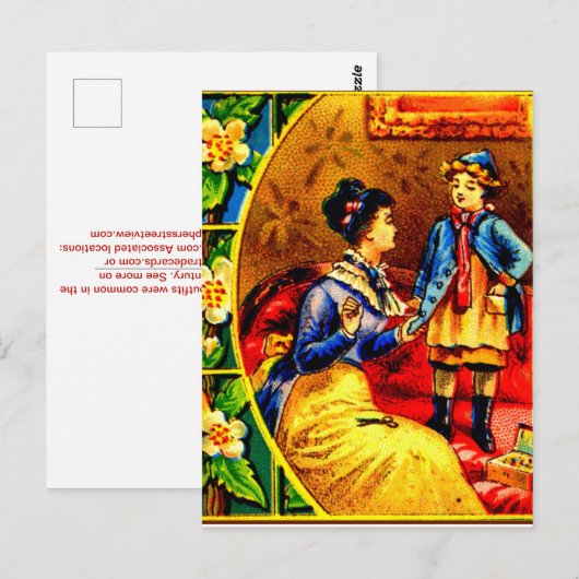 Thuis een outfit! briefkaart (Voorkant / Achterkant)