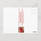 Thuis een outfit! briefkaart (Achterkant)