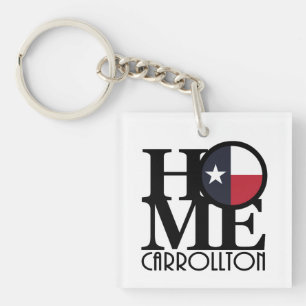 THUIS- EN LOVE-carrollton Texas Sleutelhanger