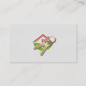 Thuis en sleutels visitekaartje (Voorkant)