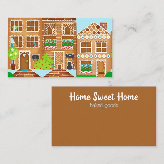 Thuis - en thuisproducten visitekaartje (Voorkant / Achterkant)