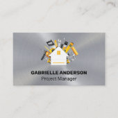 Thuis en tools visitekaartje (Voorkant)