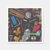 Thuis- en tuinwerktuigen Napkins Servetten (Voorkant)