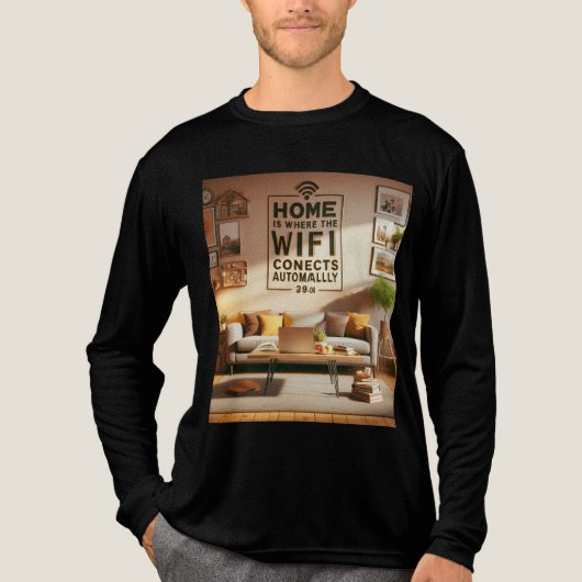 thuis en wonen Tri-Blend shirt (Voorkant volledig)