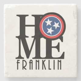THUIS Franklin Tennessee Stenen Onderzetter