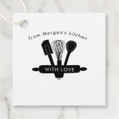 Thuis gebakken | Persoonlijke Favorieten Bedankjes Labels (Voorkant)