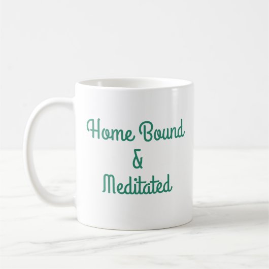 Thuis Gebonden & Gemediteerd Koffiemok (Links)