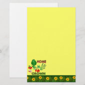 Thuis gegroeid briefpapier (Voorkant / Achterkant)