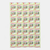 Thuis gemaakt met thema's waarop je je kunt voorst theedoek (Verticaal)