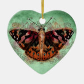 Thuis - Geschilderde dame Keramisch Ornament (Voorkant)