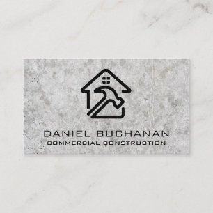 Thuis Hamer Logo   Beton   Bouw Visitekaartje