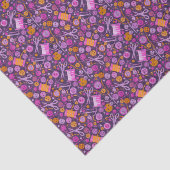 Thuis Hobby Seing DIY Paper Collage Pattern Paars Tissuepapier (Detail)