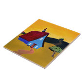 THUIS HOME keramische tapijten Tegeltje (Zijkant)