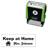 Thuis houden Leraar Stempel (In situ)