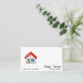 Thuis / Huis / Tango Visitekaartje (Staand voorkant)