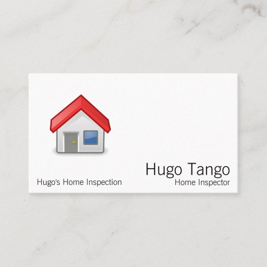 Thuis / Huis / Tango Visitekaartje (Voorkant)