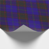 Thuis (Hume) Clan Scottish Tartan Pset Cadeaupapier (Hoek)