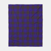 Thuis (Hume) Clan Scottish Tartan Pset Fleece Deken (Voorkant)