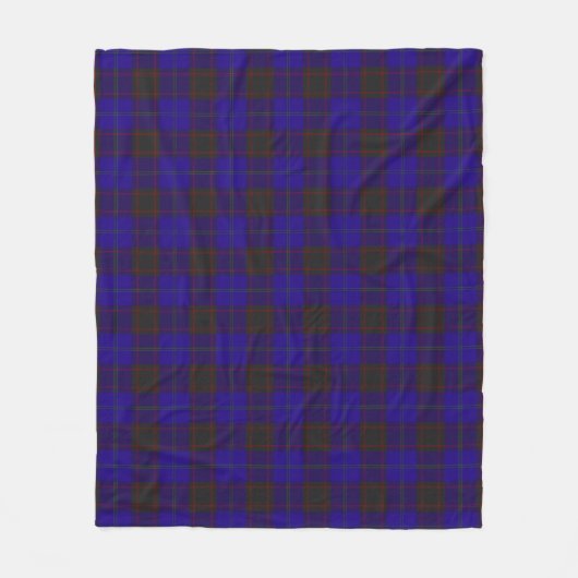 Thuis (Hume) Clan Scottish Tartan Pset Fleece Deken (Voorkant)