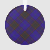 Thuis (Hume) Clan Scottish Tartan Pset Ornament (achterkant)