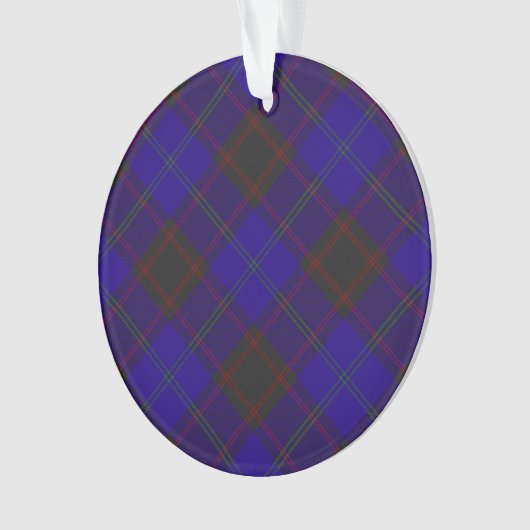 Thuis (Hume) Clan Scottish Tartan Pset Ornament (voorkant)