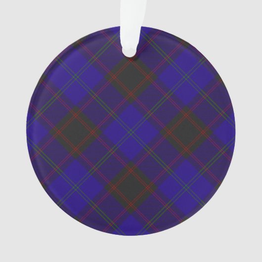 Thuis (Hume) Clan Scottish Tartan Pset Ornament (voorkant)