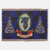 Thuis/Hume Scottie Dog Kerstmis Blanket Deken (Voorkant)