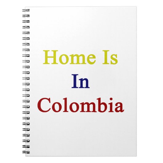 Thuis in Colombia Notitieboek (Voorkant)