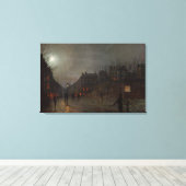 Thuis in Dusk, 1882 Canvas Afdruk (Insitu (Houten vloer))