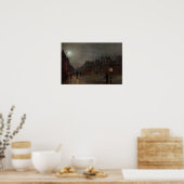 Thuis in Dusk, 1882 Poster (Keuken)