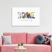 THUIS in je foto's Canvas Afdruk (Insitu (Woonkamer))