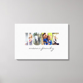 THUIS in je foto's Canvas Afdruk