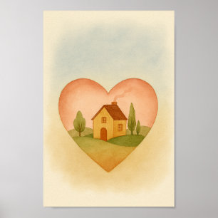 Thuis in je hart poster