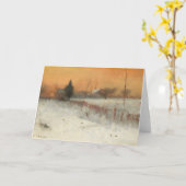 Thuis in Montclair, George Innes Art Kaart (Gele Bloem)