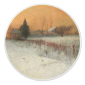 Thuis in Montclair, George Innes Art Keramische Knop (Voorkant)