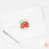 Thuis Inblikken Bedrijfs Tomatensaus Voedsetlabel Ronde Sticker (Envelop)