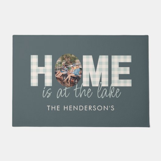 Thuis is bij de Mat van de deur van het meer (Voorkant)