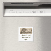 Thuis is de definitie van het " God - Home " - cit Magneet (Insitu (Vaatwasser))