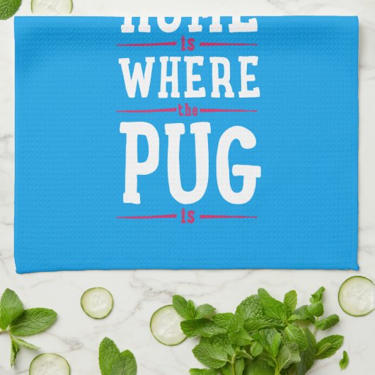 Thuis is de locatie waar de beker is geknepen theedoek (Gevouwen)