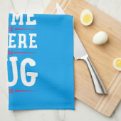 Thuis is de locatie waar de beker is geknepen theedoek (Quarter Fold)