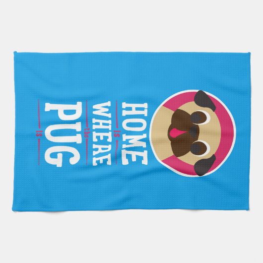 Thuis is de locatie waar de beker is geknepen theedoek (Horizontaal)