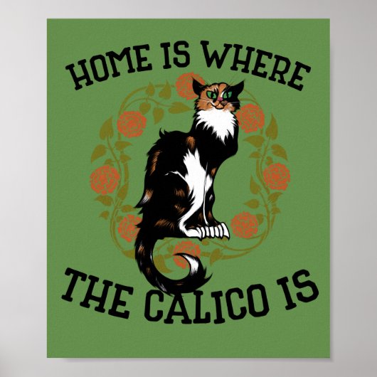Thuis is de plaats waar Calico de humor "van de Ka Poster (Voorkant)